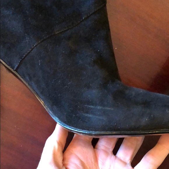 EUC Sigerson Morrison black Suede boots sz 10 - Picture 4 of 8